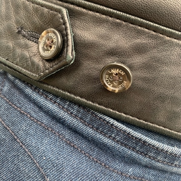 Polo by Ralph Lauren leather Coat black color - Picture 7 of 8